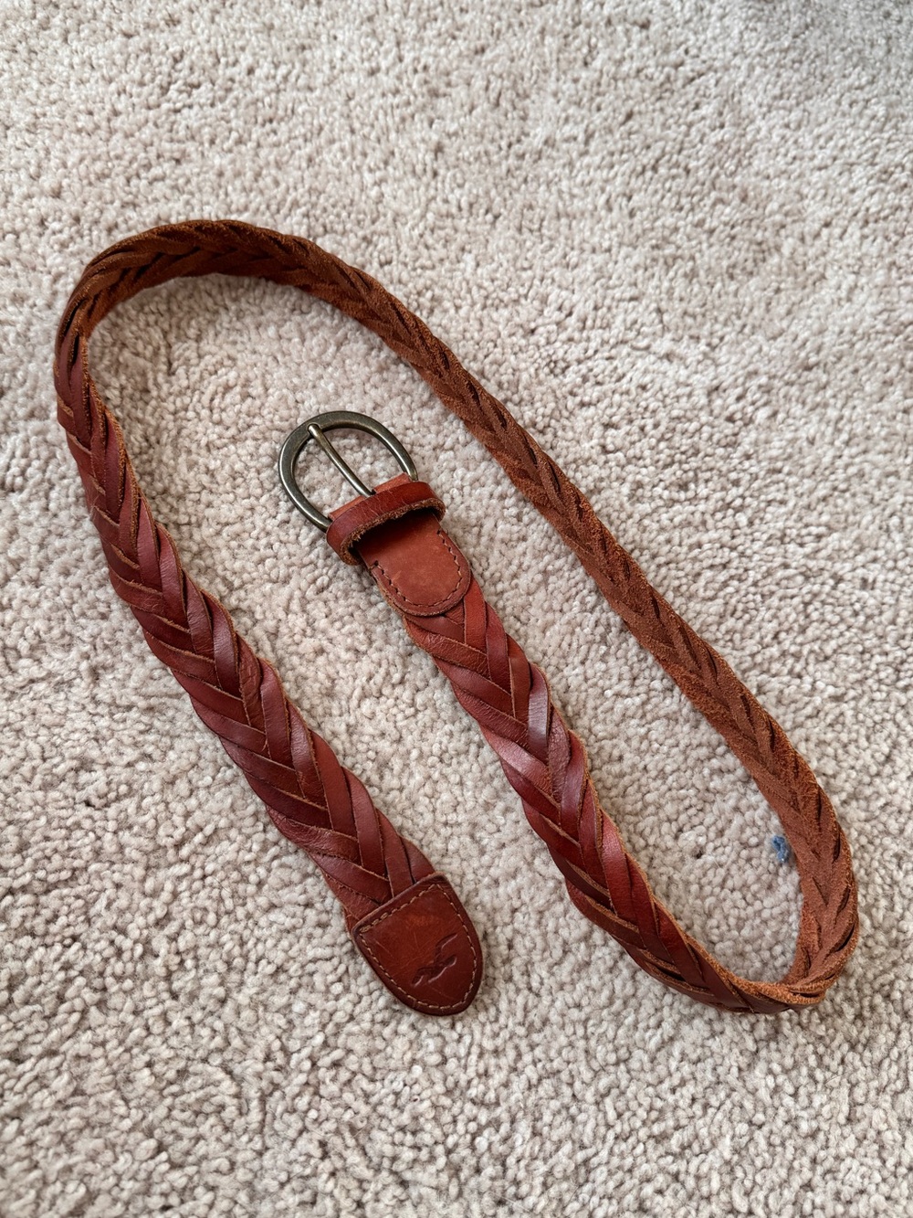 Hollister Braided Leather Women’s Belt - Brown